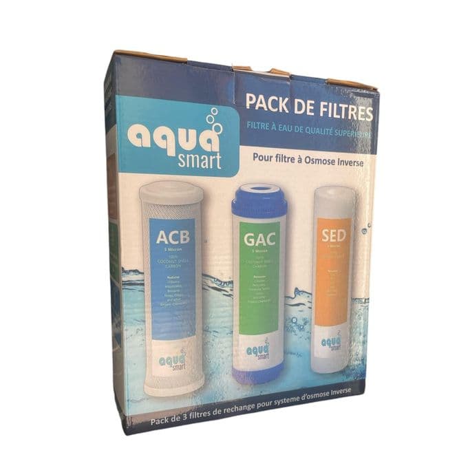 PACK 3 CARTOUCHES DE REMPLACEMENT AQUASMART